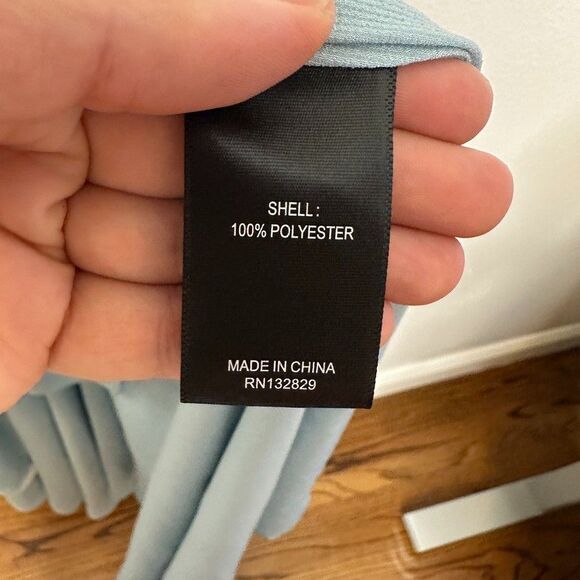 Michael Costello x Revolve Generosity Dress Seafoam Fringe High Low S $218 - Picture 7 of 9